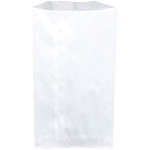 Sac à Croissant Kraft Blanc Non Imprimé - Pour 2 Croissants