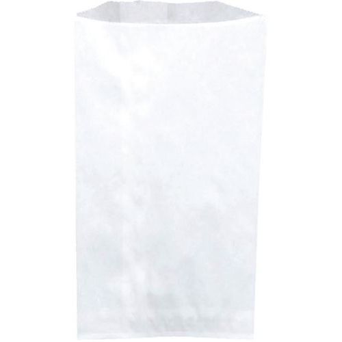 Sac à Croissant Kraft Blanc Non Imprimé - Pour 5 Croissants