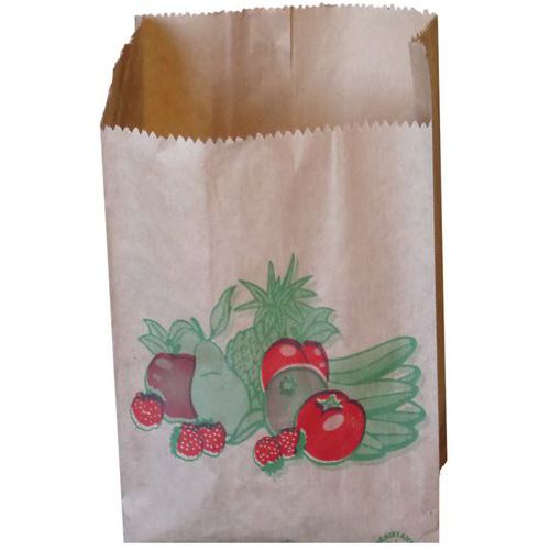 Sac à Fruit Et Legume Kraft 36 Grs Imprimé - 05 Kg