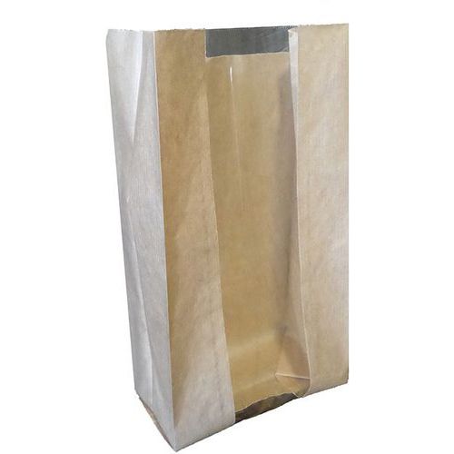 Sac à Fruit Et Légumes Kraft Avec Fenêtre Polypro - 1 Kg