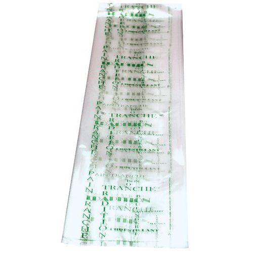 Sac à Pain Tranché Gaine Transparente Imprimé Vert