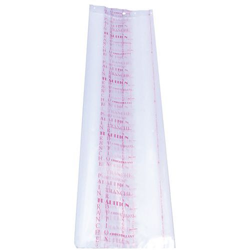 Sac à Pain Tranché Gaine Transparente Imprimé Rouge