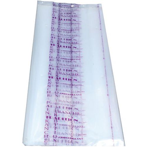 Sac à Pain Tranché Gaine Transparente Imprimé Violet