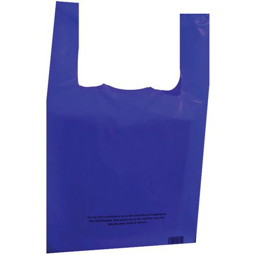 Sac Bretelle - Gaine Bleu 50Âµ - 260/120x450mm