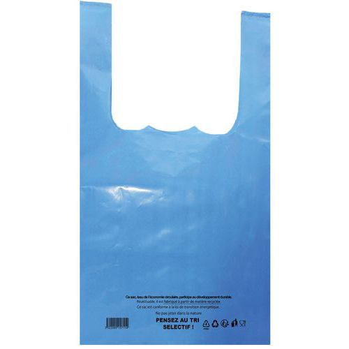 Sac Bretelle - Gaine Bleu 50Âµ - 300/140x540mm