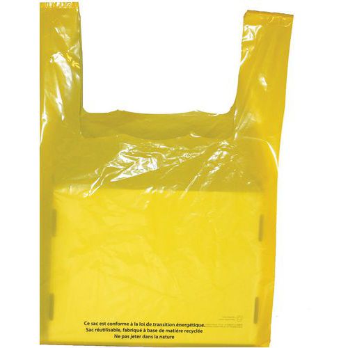 Sac Bretelle - Gaine Jaune 50Âµ - 260/120x450mm