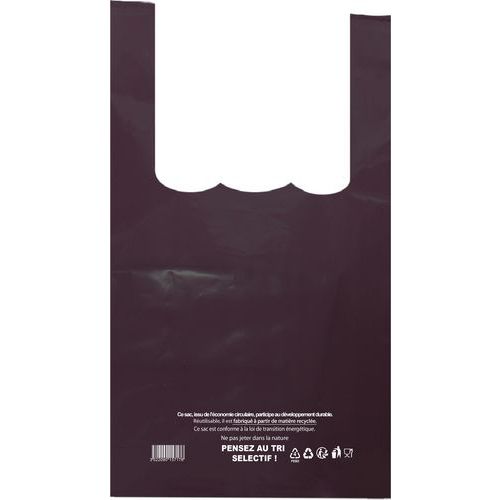 Sac Bretelle - Gaine Noire 50Âµ - 300/140x540mm