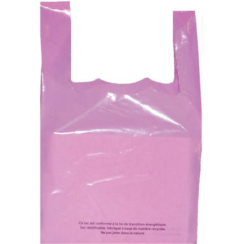 Sac Bretelle - Gaine Rose 50Âµ - 260/120x450mm