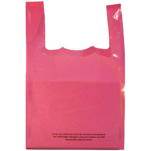 Sac Bretelle - Gaine Rose 50Âµ - 300/140x540mm