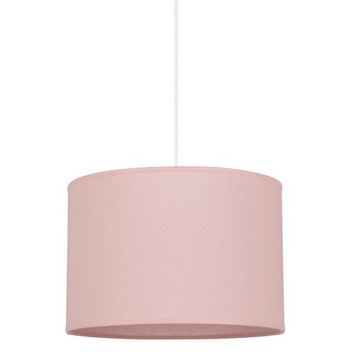 Suspension Cylindre En Coton Uni Ã˜28 Cm Rose Corep