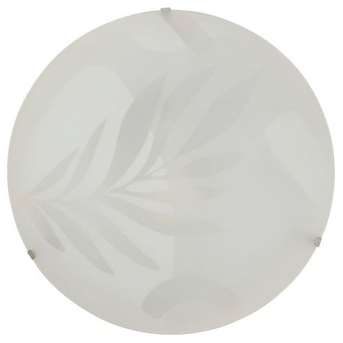 Plafonnier Lucia En Verre Décor Blanc Corep