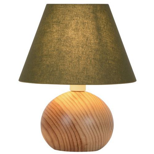 Lampe Boule Rondo En Bois Vert Corep