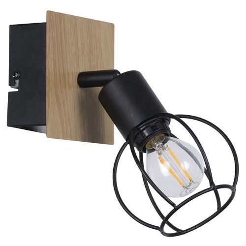 Spot Métal 1 Lumière Owen H18.5cm Noir/marron Corep