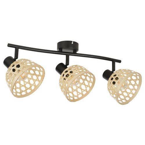 Spot Métal Kami 3 Lumières H16 Cm Naturel Corep