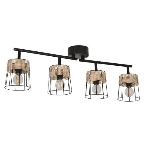 Spot Métal Mat Indah H2150 Cm Noir Mat Corep