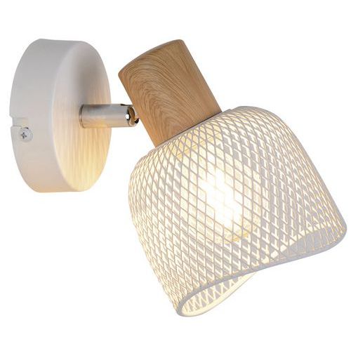 Spot Métal Ottawa 1 Lumière H1775 Cm Blanc Corep