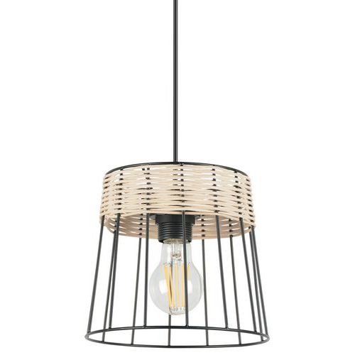 Suspension Métal Indah Ã˜ 20 Cm Noir Mat Corep