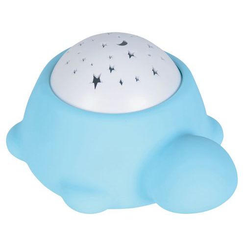 Objet Lumineux Caoutchouc Turtle H8.5 Cm Bleu Corep