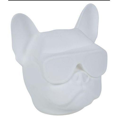 Objet Lumineux Silicone Bulldog H135 Cm Blanc Corep