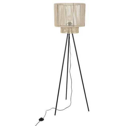 Lampadaire Métal Cancun H150cm Naturel Corep
