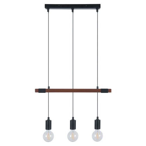 Suspension Métal Lodge H885cm Chêne Corep