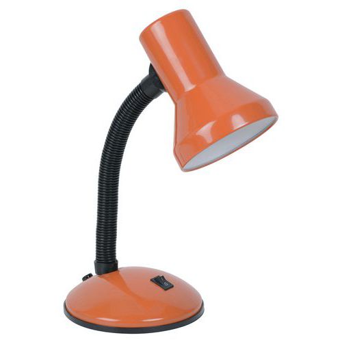Lampe De Bureau Métal Best H35 Cm Orange Corep