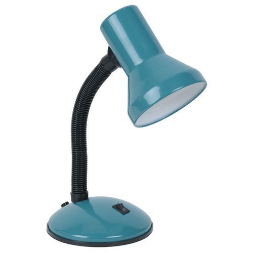 Lampe De Bureau Métal Best H35 Cm Bleu Corep