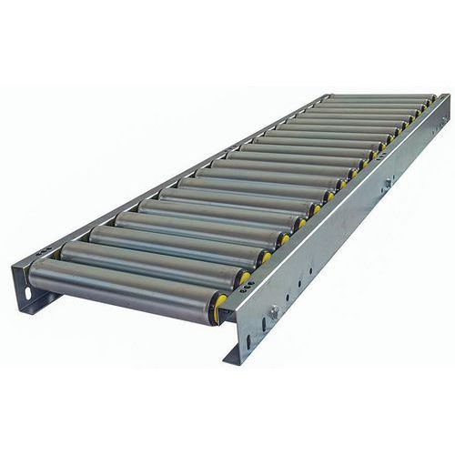 Somefi - Convoyeur Gravitaire à Rouleaux PVC - 300x1500mm - Pas 62.5mm - Charge 80kg/m - Robuste et Configurable