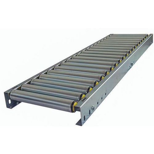 Somefi - Convoyeur Gravitaire à Rouleaux PVC - 1000mm Longueur Utile - 400mm Largeur - 62.5mm Pas - Charge 80kg/m