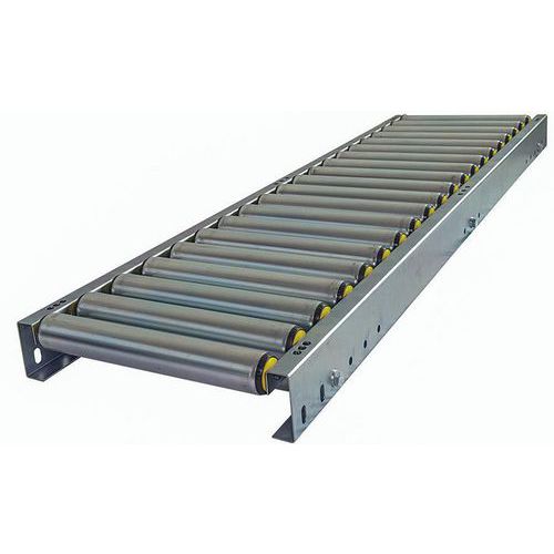 Somefi - Convoyeur Gravitaire à Rouleaux PVC - 1000mm Longueur Utile - 75mm Pas Rouleaux - 70kg/m Charge Max - 3 Ans Garantie