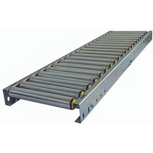 Somefi - Convoyeur Gravitaire à Rouleaux PVC - 600mm x 1500mm - Pas 150mm - Charge 50kg/m - Configurable