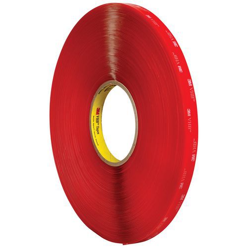 3M - Ruban adhésif double face VHB 4910F - Transparent 6mm x 33m - Forte adhérence, résistant