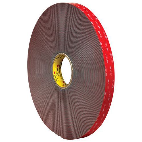 3M - Ruban adhésif double face VHB 4991F Gris - 16,5m x 19mm - Haute performance et durabilité