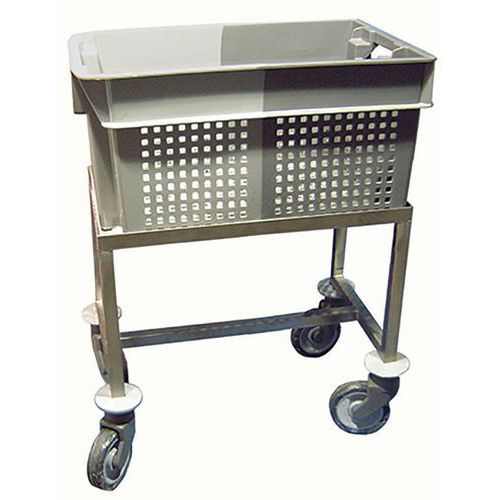 Chariot Porte-bac Europe 600x400x300 Mm - Outil Océan