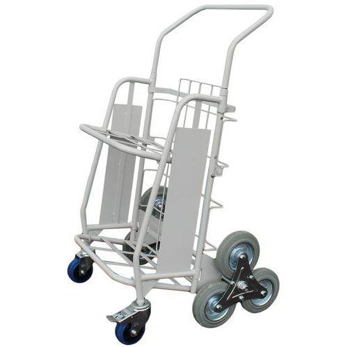 Chariot Diable Pliant Double Tablette Roues En Ã‰toile