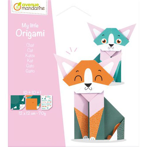 My little Origami, 12 x 12 cm, 20 feuilles, 70g - Avenue Mandarine thumbnail image 1