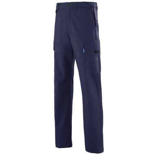 Pantalon De Travail Battle Dress Bleu Marine 38
