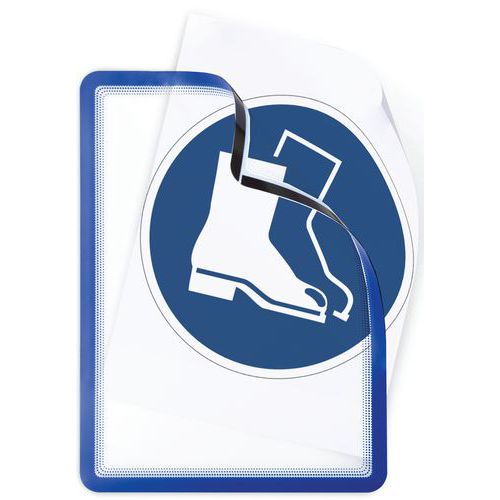 Pochette Cadre D'affichage Magnétique Solo A3 Bleu