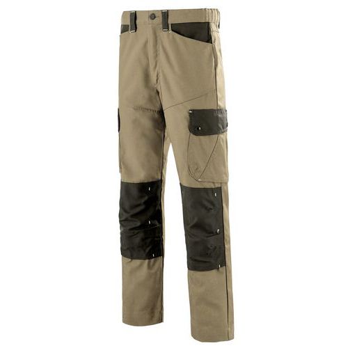 Pantalon De Travail Craft Worker Savane / Noir 44