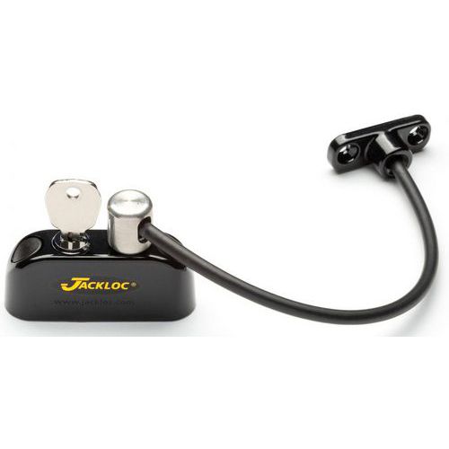 Entrebâilleur De Fenêtre À Câble À Clé - Noir - Pro5