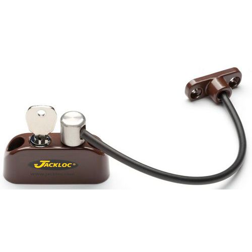 Entrebâilleur De Fenêtre À Câble À Clé - Marron - Pro5