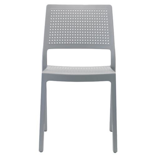 Lot De 6 Chaises Emi 4 Pieds - Gris Clair