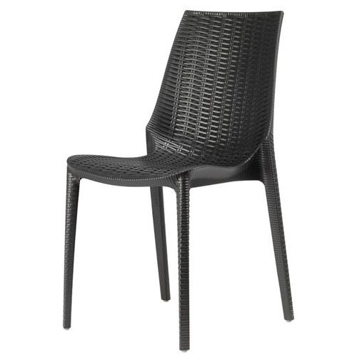 Lot De 6 Chaises Lucrezia 4 Pieds - Anthracite