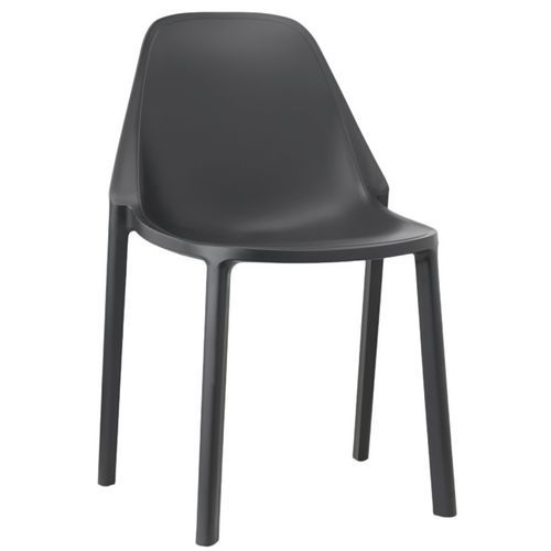 Lot De 6 Chaises Piu 4 Pieds - Anthracite