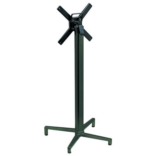 Pied De Table Rond Domino Rabattable Ht 109 Cm Anthr