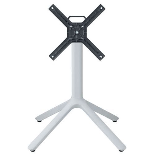 Pied De Table Maxi Nemo Rabattable Hauteur 73 Cm - Peint Blanc