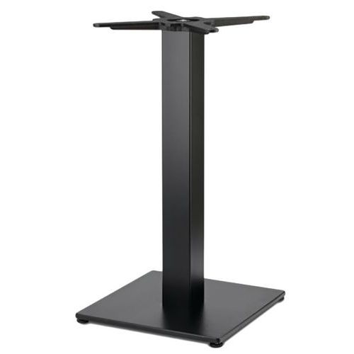 Pied Table Tiffany Ht 73 Cm Base Carrée Col 80x80mm Anthr