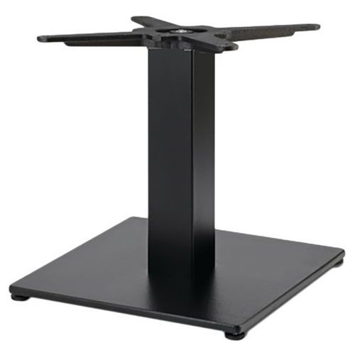 Pied Table Tiffany Ht 50 Cm Base Carrée Col 80x80 Mm Noir