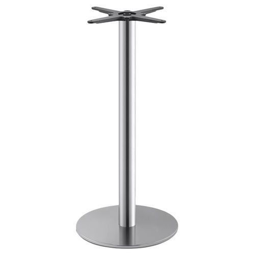 Pied De Table Tiffany Ht 109 Base/colonne Rondes Inox Satiné
