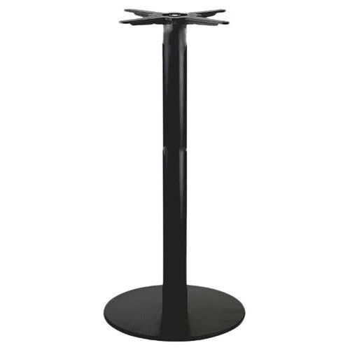 Pied De Table Tiffany Ht 109 Cm Base Et Colonne Rondes Noir